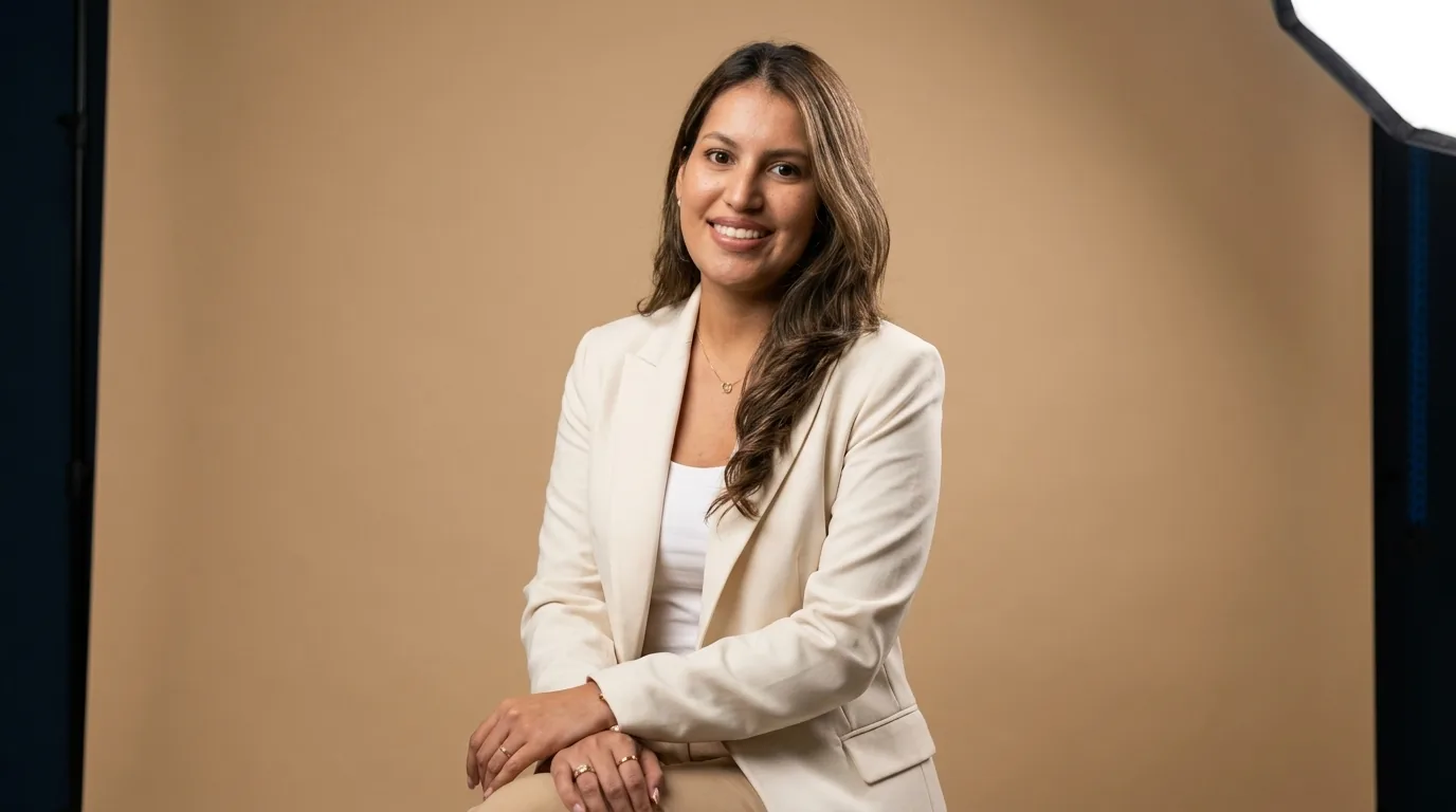 Retrato de Irene Vivas, coach y mentora en Colombia